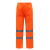 谋福 橘色反光分体雨衣套装 路政成人骑行雨衣可定制 YGJ01 高档环卫款 XL175(适合身高170-175) 