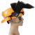 盛融乾 焊工专用护脸自动变光焊帽子电焊防护罩电焊面罩安全帽适配器配件 432X+w120【款】10张保护片+手
