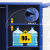 防暴器材柜学校幼儿园保安应急反恐器械柜安保八件套装备柜钢叉柜 1.8米蓝色装备柜(加厚)钢化玻璃