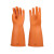 诚格（C&G） 橡胶手套 STROM-2-410-8~12 淡橘色 （单位：双）