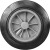 纽仕达 户外大号垃圾桶轮子加厚实心100升120升240升通用橡胶轮轴配件 1个加厚轮适用240L