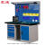 震迪防静电工作台物料台检修桌可定制DR034四抽一门双挂板1.5米