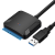 老式旧外接3.5笔记本电脑机械硬盘易驱线USB转SATA接口移动硬盘盒USB3.0光驱转接线数据线 2.0无电源E09 0.2m
