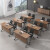 康迪普 会议室折叠培训桌会议桌简约现代可移动拼接多功能折叠桌 胡桃色 1200*400*750