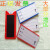 定制仓库货架标识牌强磁性标签牌物料卡片库位分类磁吸标示牌仓储 5*8全磁红色