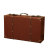 （精选好物）复古皮革手提箱民国风皮箱皮质收纳箱储物盒大木箱子 1108A-03-棕色