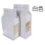 海斯迪克 HKL-372 铝箔八边封自立袋 茶叶包装袋开窗密封袋 白色18*28+底宽8cm(10个)