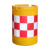 五环精诚 滚塑防撞桶塑料注水隔离墩道路安全警示夜间反光桶 600*800
