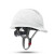 云启格夏季abs国标安全帽男工地领导电力工程施工白色头盔印字logo Y-TQ款白色(舒适旋钮帽衬)