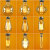 动真格（DongZhenGe）钨丝灯泡可调光led透明E27大螺口球泡创意 复古40W暖黄装饰AA 调光钨丝款st64圣诞树 40W  暖黄