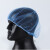 适用于一次性网眼帽圆帽发网黑色网帽头罩工厂参观头套透气厨房 黑色100只/包