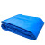 共泰 苫布 大篷布 防水防雨加厚棚布 防尘防晒防风塑料篷布 160克PE材质 蓝桔色 10*12m