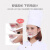 山头林村餐饮口罩塑料厨师口罩透明微笑食堂餐厅饭店口罩防雾防飞沫口水罩 20个特惠装
