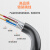 福为胜（FUWEISHENG）复合成品光缆室外单模铠装带电源线光纤免熔接光纤入户线 4芯+2*1.5电源 200米