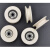 陶瓷导线轮 导丝轮 纺织陶瓷导轮氧化铝陶瓷导轮 全陶瓷导轮 瓷轮 外径45 轴承内孔10 U型槽