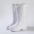白色靴耐用高筒加棉靴雨鞋耐油耐酸工厂厨房保暖雨靴EVA胶鞋 白色高帮EVA加棉 42