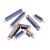 焊线式 DB9头蓝胶 串口插座DB-15/25/37 公头/母头RS232接头COM口 DB9针 公头 焊线式(20个价格)