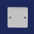 阻燃PVC86型开关盒方盖板保护盖空白面板暗装接线盒盖 方白板 内盖板（红色）送2个螺丝