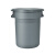 庄太太【80L不带轮子】加厚圆形塑料带盖带轮子可移动大容量杂物废料环保清洁垃圾桶