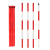 测量用花杆2米/3米/5米标杆测量尺工程测绘花杆标尺标杆红白标杆 3米(分段式3节标杆)