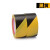 欧冕 PVC警示胶带 地板胶带斑马线胶带 安全胶带定位标识贴 黑黄38mm*33m