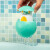 儿童洗澡蛋婴儿浴缸沐浴喷水小鸭子宝宝洗澡戏水玩具花洒 小黄鸭+浅绿月亮兔