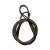 鑫亨达（XINHENGDA）插编钢丝绳起重吊装双扣吊索具编头子起重工具钢丝绳 12毫米1.5米