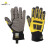 代尔塔DELTAPLUS 209900全能手套耐切割耐磨可调节运动石油等防护手套黄黑色9码1副