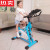 回可儿童动感单车家用小型健身运动自行车室内康复锻炼身 蓝色-豪华款