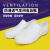 白色超轻卫生靴面点师加工厂厂防尘洁净食品厂专用工作鞋 白色 44