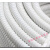 白色包塑金属软管波纹管电线金属穿线螺纹蛇皮管阻燃防火保护 白色1m内径【50米】