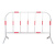 京顿 JDTWL09镀锌铁马护栏1*1.5m 道路交通施工安全隔离栏 景区商场排队围栏 白红款/3kg