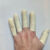 20个50个100个切口乳胶橡胶工业加厚耐磨麻点劳保颗防滑手指套 加厚大号L（100个）