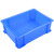 冰禹 BY-5S1 加厚塑料物流周转箱 工具零件盒收纳箱 9号蓝195*146*65mm