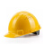 OLOEY 头盔 安全帽 ABS材质 骑行头盔建筑施工防砸抗冲击防护帽 黄色 3个发