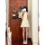 益乔小个子中国风旗袍女年轻款国式甜美连衣裙改良版珍珠盘扣泡泡袖复 黑色旗袍 2XL 130-145斤