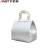 无纺布保温袋 加厚铝箔打包袋保温保冷袋手提袋子  白色 30*30*20CM 10个
