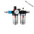 型气源处理器空压机油水分离过滤器BFC2000 30004000二联件 米白色 BFC2000塑PC8-02