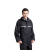 强盛伟业（QSWY） 分体式雨衣雨裤套装反光雨衣 双层 加厚 可清洗雨衣 黑色 尺码 XL