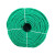 鸣固 尼龙绳 塑料绳耐磨物流绳户外手工编织货车捆绑绳绿色绳子6mm（10米/捆）