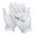 白色棉手套劳保工业作业防护耐磨薄款工作透气棉礼仪文玩白手套 中厚加长款（1双） L