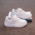 DWGC361官方aj儿童运动鞋男童小白鞋透气小学生运动会表NＩKＥ 白色 33码 内长20cm