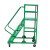 登高梯超市仓库移动理货平台车可拆卸取货梯子可移动梯子部分 登高1米绿色(预定10天左右)