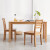 念念 家具实木餐桌长方形大板饭桌家用小户型橡木桌子 原木色 1.2米120*75*75cm(长*宽*高)