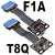 USB3.0接口扩展转接线type-c转19P/20P主板前置后置带PCI挡板ADT T7B-F1A 20P 0.1m