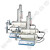 HaoXin自动纯水蒸馏器亚荣金叶SZ-93A双重蒸馏器 实验室蒸馏水机 蒸馏水仪器