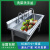 法耐（FANAI）商用不锈钢水槽单槽加厚大洗菜盆洗手池厨房带平台支架一体水池 【1.0厚】100*60*80+2个单冷