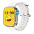 酷比亚儿童电话手表可插卡支持中国广电192卡定位防水小额支付 【可支付双表带】白色