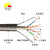 丰旭电梯随行电缆电梯网线监控视频线电梯超五类网线+双钢丝 100米