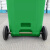 兰诗 YJX2 新国标分类垃圾桶 大号可挂车户外环卫垃圾箱带盖 240L蓝色-可回收物